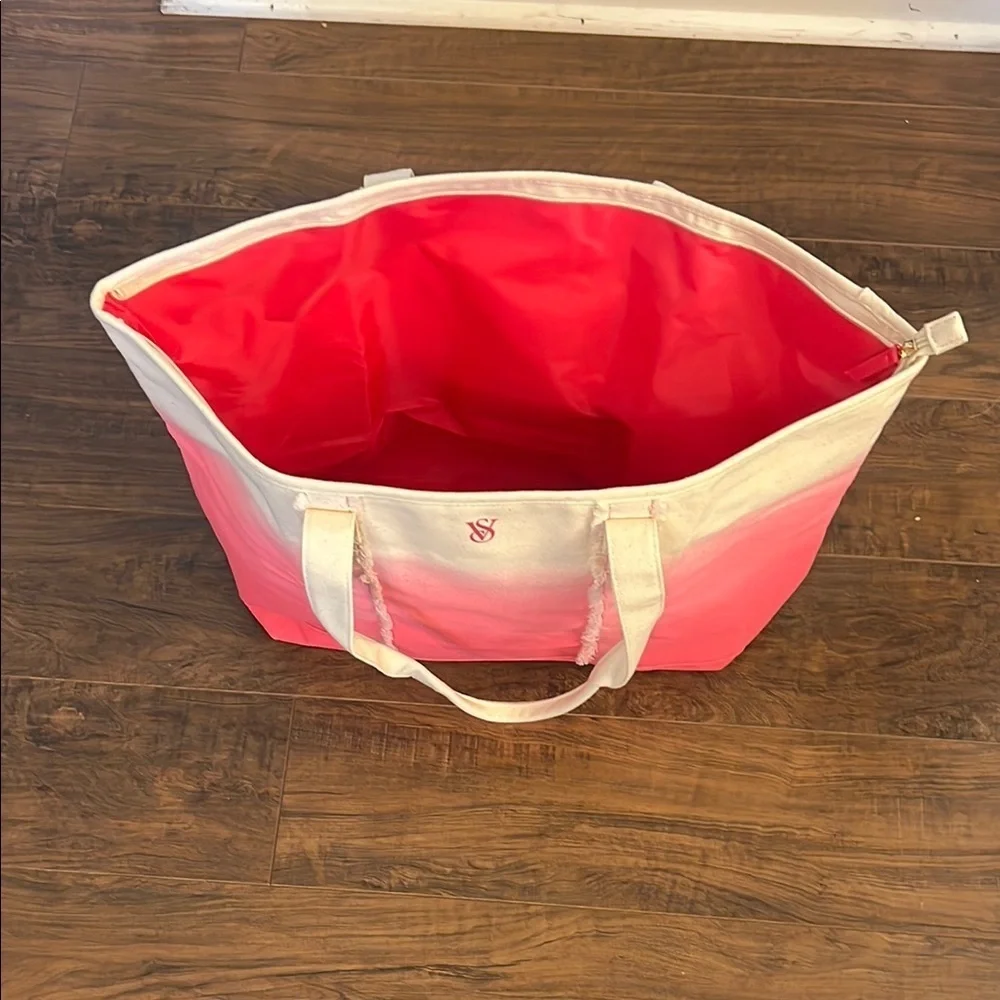 Victoria's Secret Pink and Cream Gradient Tote - Picture 6 of 8